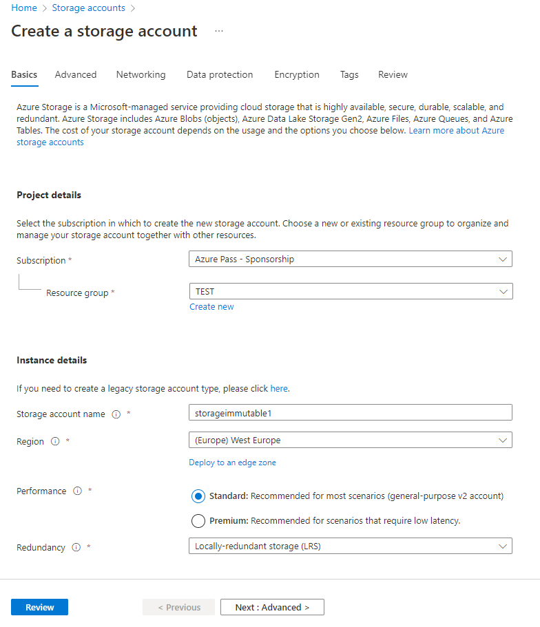 Veeam Azure Blob Immutability
