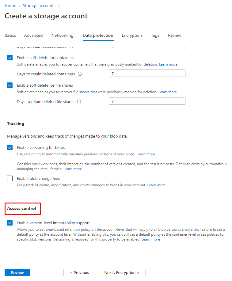 Veeam Azure Blob Immutability