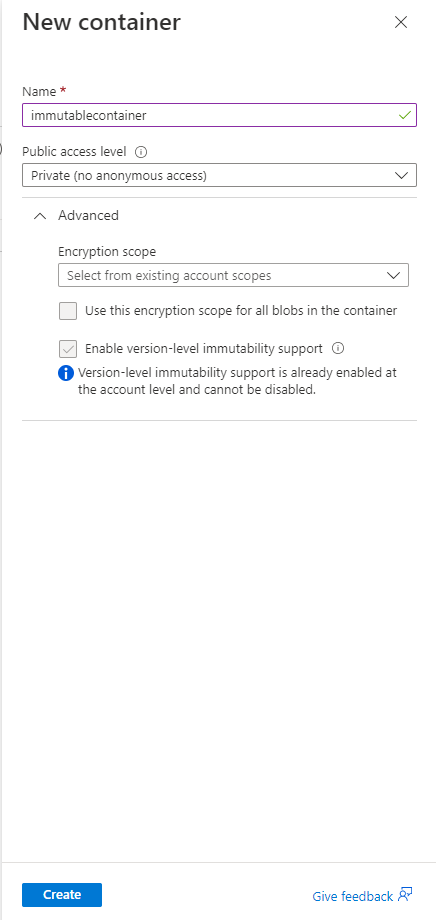 Veeam Azure Blob Immutability