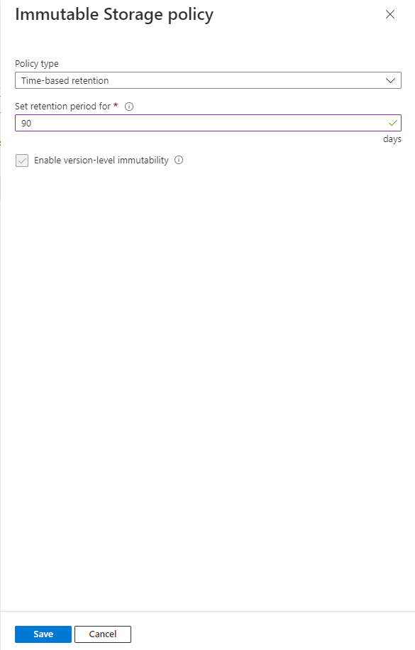Veeam Azure Blob Immutability