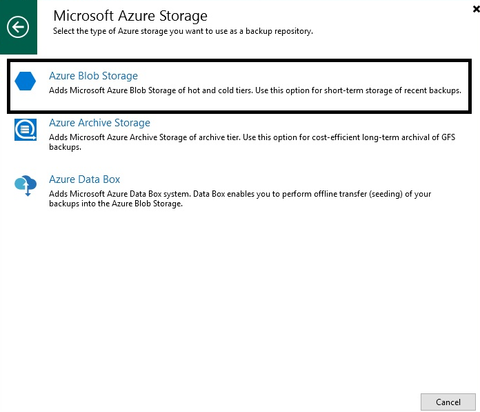 Veeam Azure Blob Immutability
