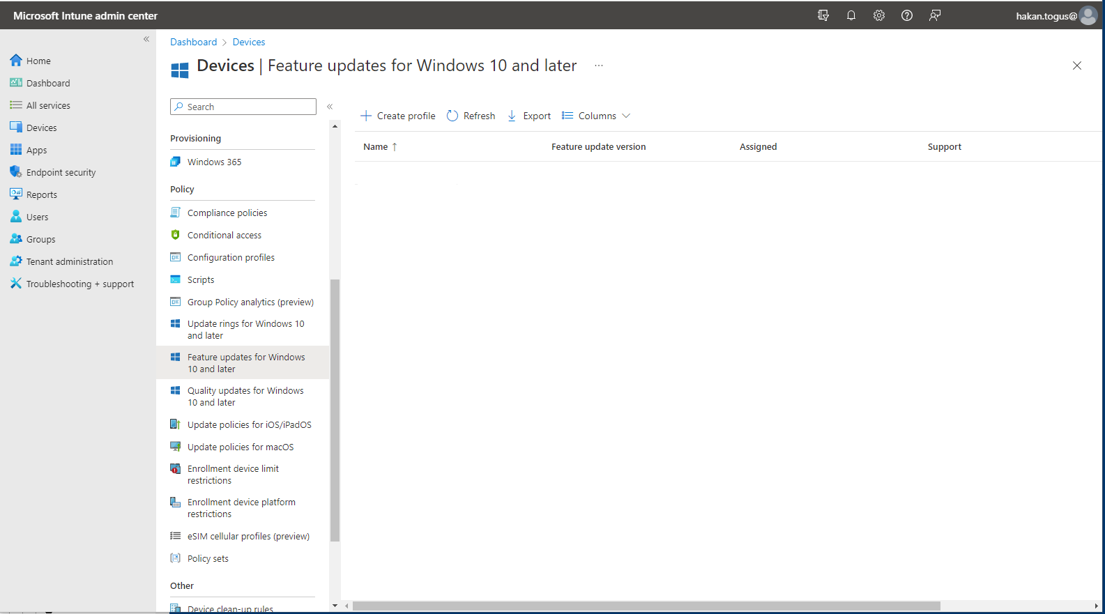 Intune ile Windows 11 Yükseltmesi