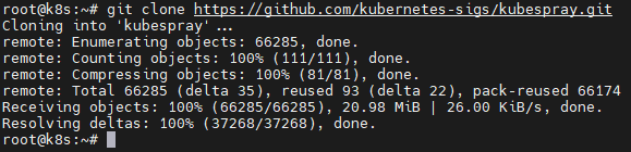 Kubespray ile Kubernetes Kurulumu