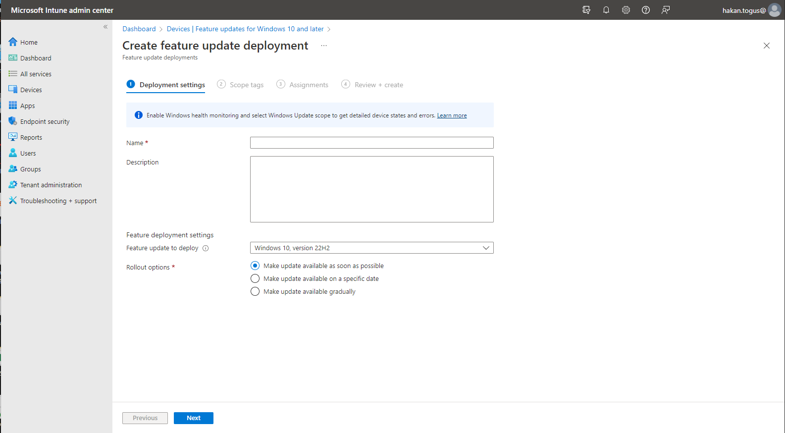 Intune ile Windows 11 Yükseltmesi