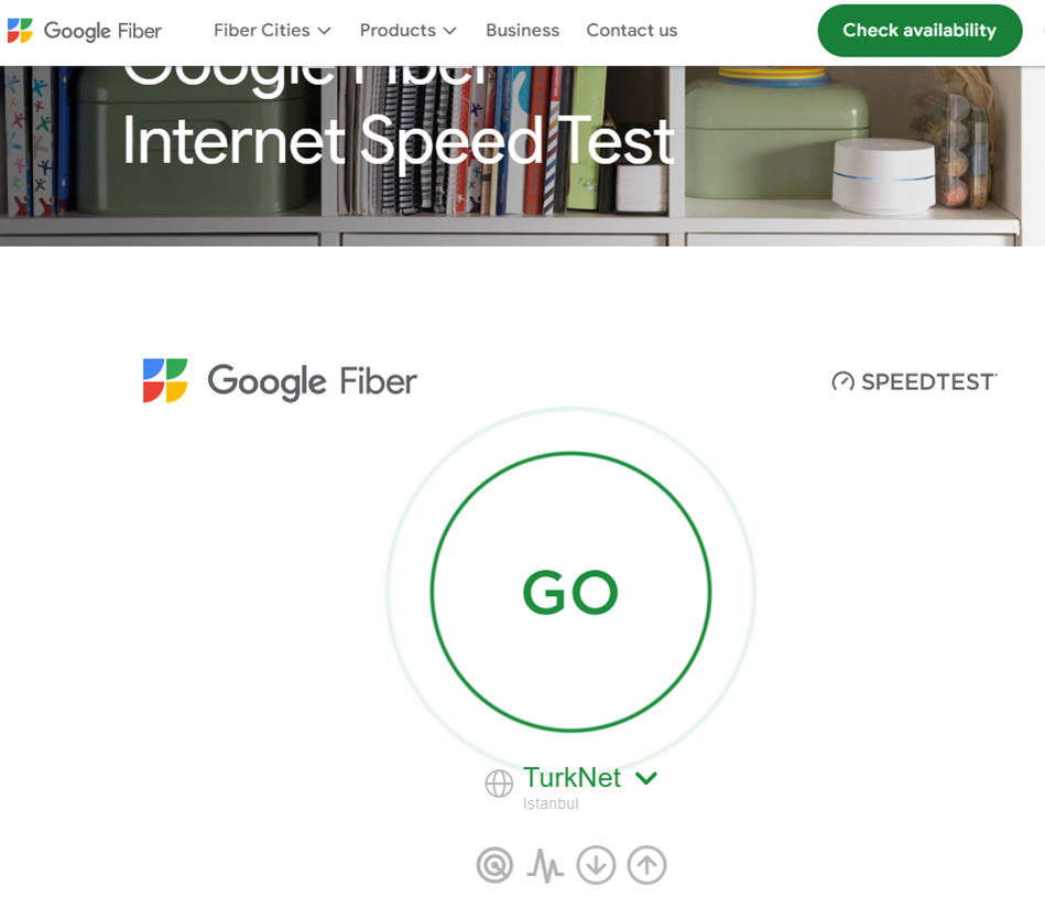 internet hız testi
