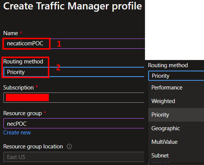 Azure Traffic Manager Kurulumu