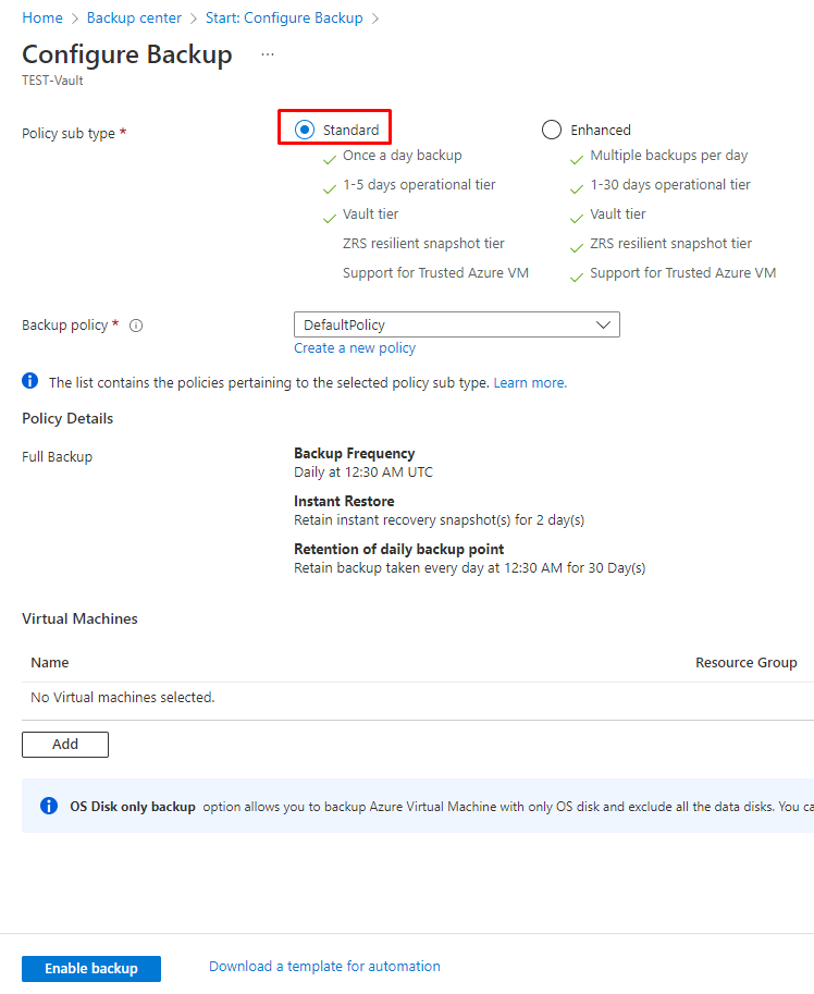 Azure Backup