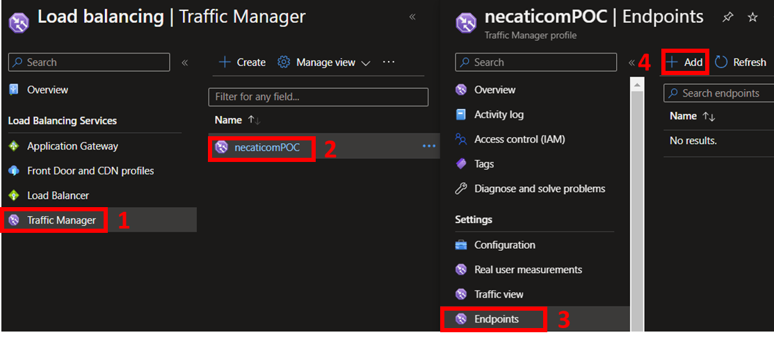 Azure Traffic Manager Kurulumu