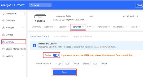 Bandwidth (Bant Genişliği) Kısıtlaması