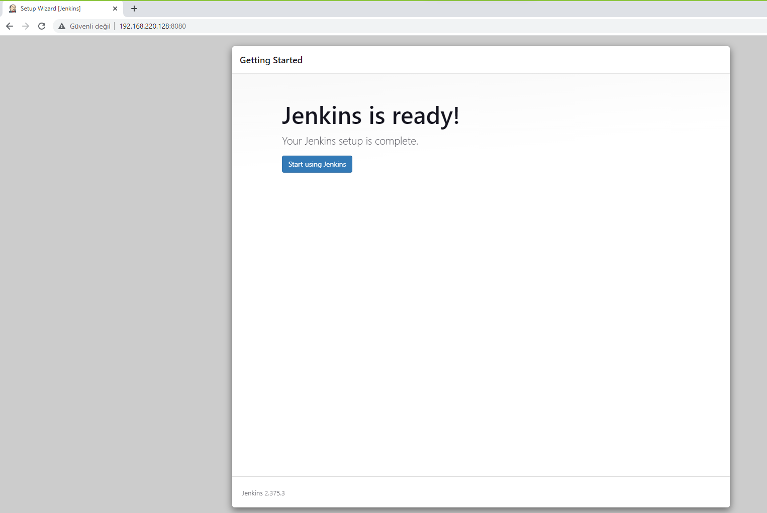 Jenkins Kurulumu