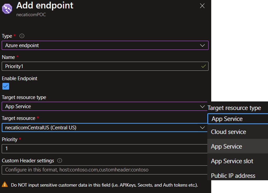 Azure Traffic Manager Kurulumu