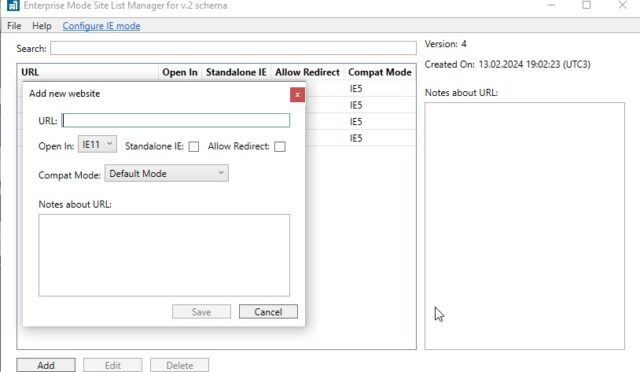 Microsoft Intune ile Enterprise Mode List Yapılandırılması